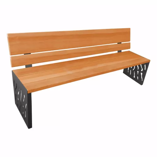 Banc bois et acier Venise PROCITY