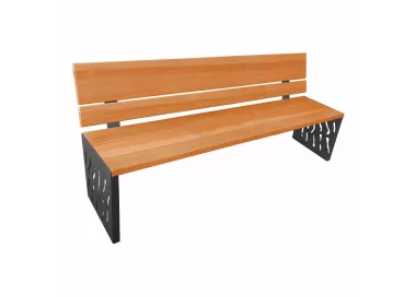 Banc bois et acier Venise PROCITY