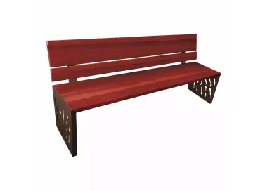 Banc bois et acier Venise PROCITY