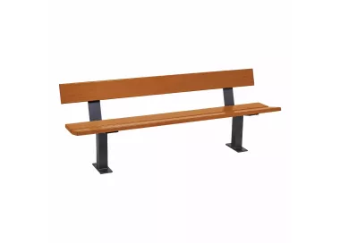 Banc bois et acier Pagode PROCITY