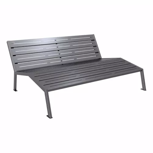 Chaise longue acier Silaos® PROCITY