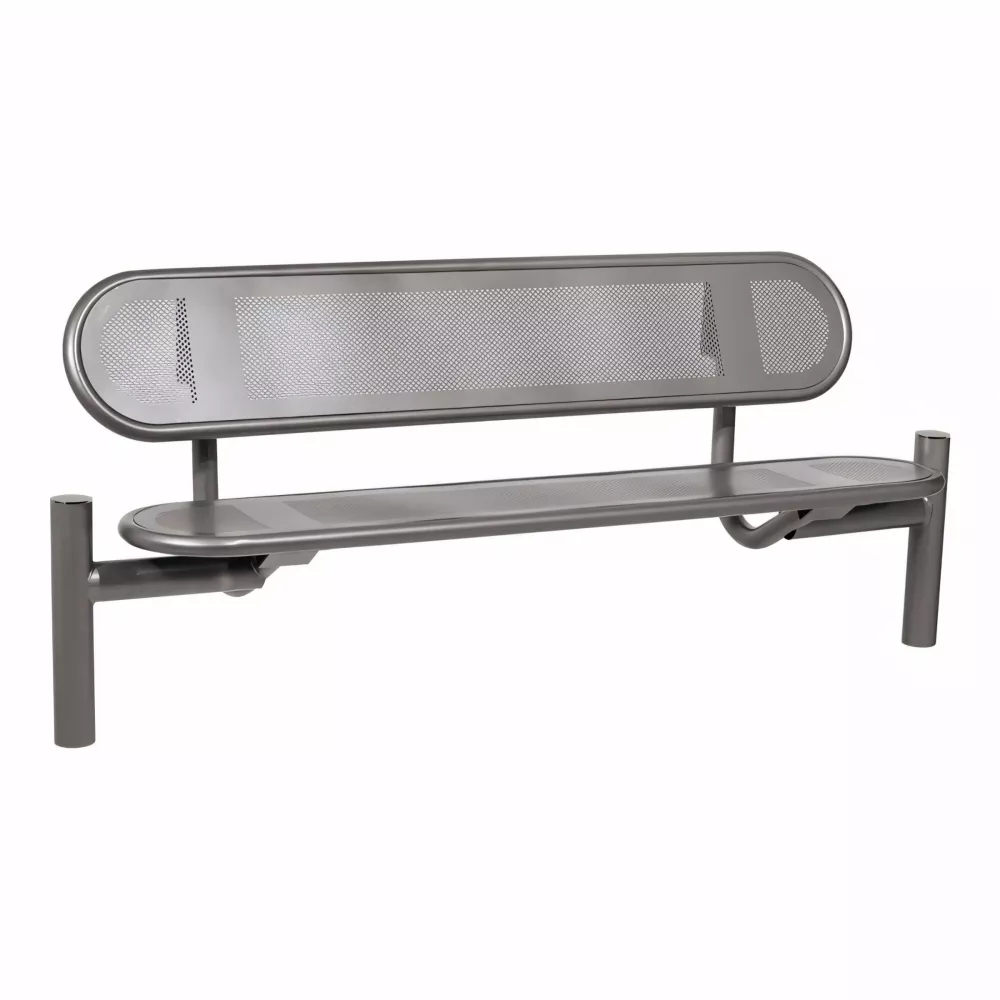 Banc acier Estoril Inox brossé PROCITY