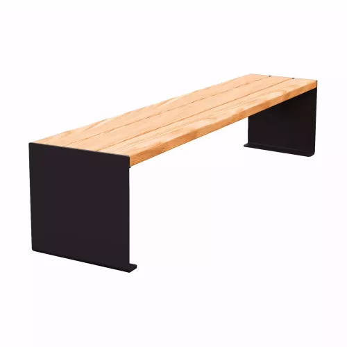 Banquette KUB. acier et bois PROCITY