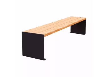 Banquette KUB. acier et bois PROCITY