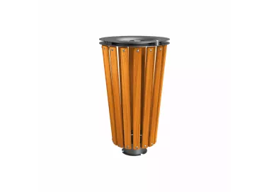 Corbeille Lofoten acier et bois 80 litres PROCITY