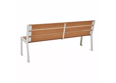 Banc bois et acier Silaos® 6 lames PROCITY