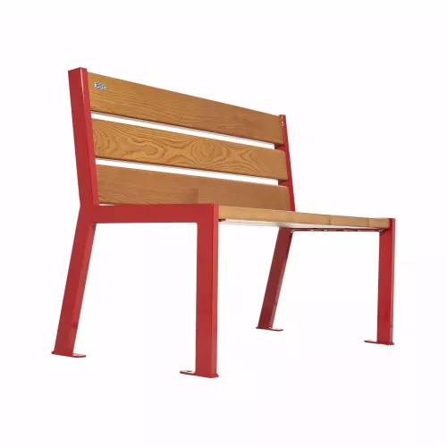 Banc bois et acier Silaos® 6 lames PROCITY