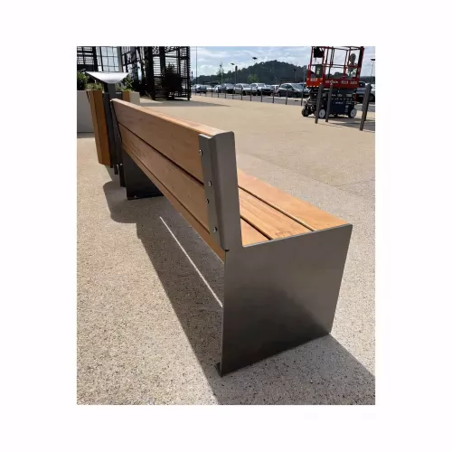 Banc bois et acier KUB. PROCITY