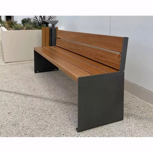 Banc bois et acier KUB. PROCITY