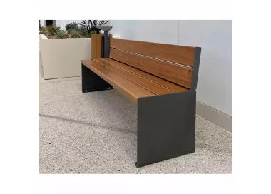 Banc bois et acier KUB. PROCITY