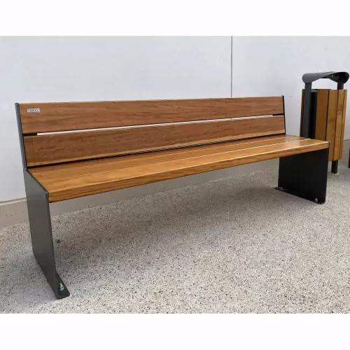 Banc bois et acier KUB. PROCITY