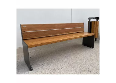 Banc bois et acier KUB. PROCITY