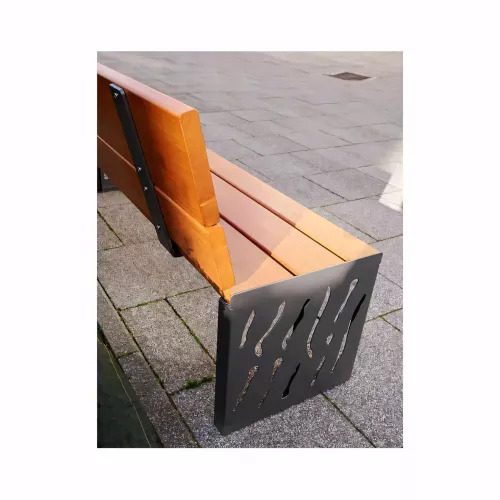 Banc bois et acier Venise PROCITY