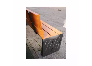 Banc bois et acier Venise PROCITY