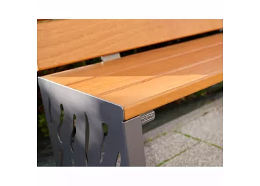 Banc bois et acier Venise PROCITY