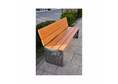 Banc bois et acier Venise PROCITY