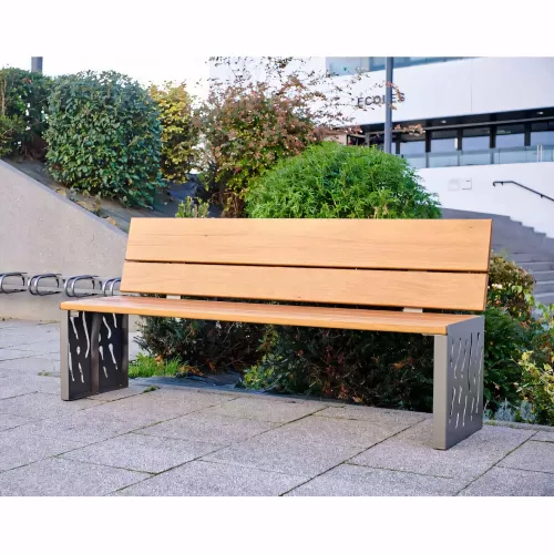 Banc bois et acier Venise PROCITY