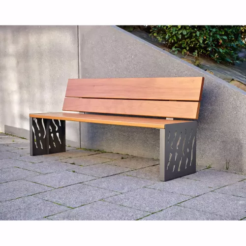 Banc bois et acier Venise PROCITY