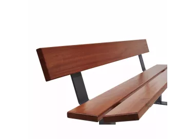 Banc bois et acier Pagode PROCITY