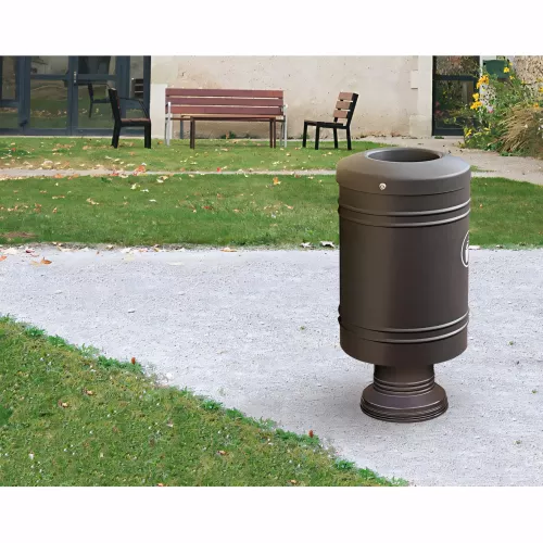 Corbeille Gascogne socle en fonte 60 litres PROCITY