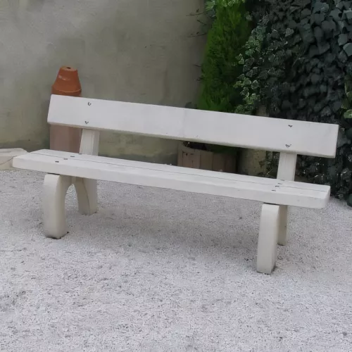 Banc PLATANE 180 cm en béton