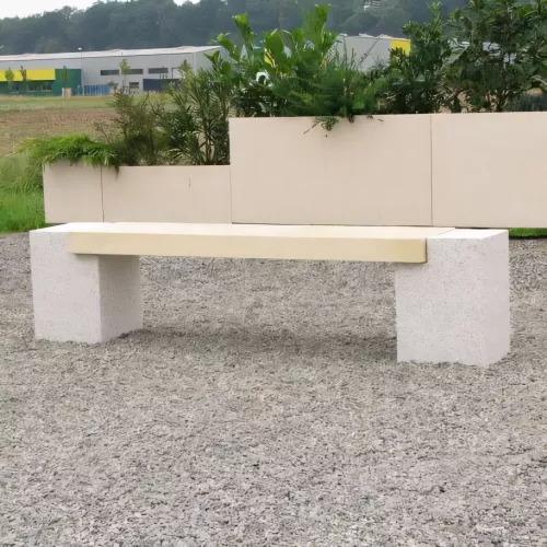 Banquette DOUGLAS 190 cm en béton