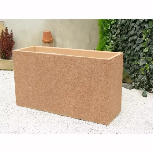 Jardinière rectangulaire en béton AKHENATON