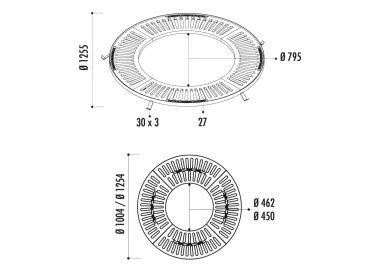 Grille d'arbre CIRCULAR