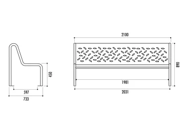 Banc TUBULAR