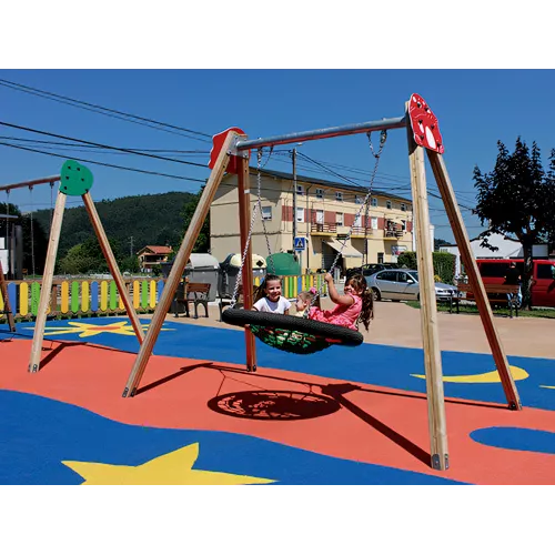 Balançoire inclusive Sierra avec siège panier