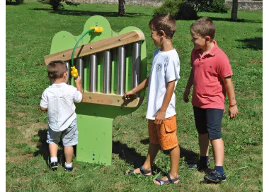 Cactus musical inclusif avec métallophone