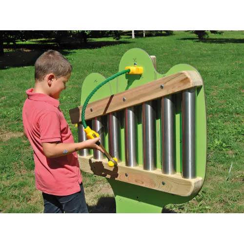 Cactus musical inclusif avec métallophone