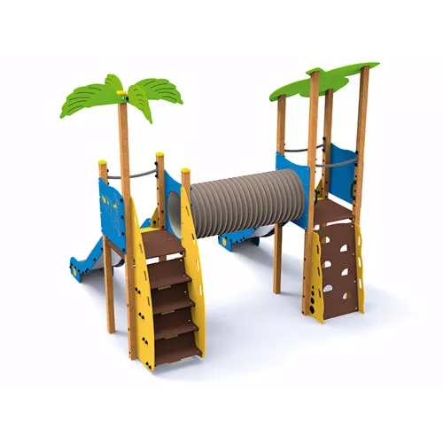 Parc tropical 2 en bois pour enfants