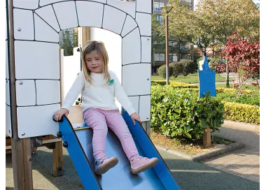 Parc enfants Miengo double tour avec toboggans