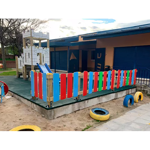 Parc enfants Astillero avec toboggan 90 cm