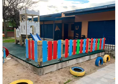 Parc enfants Astillero avec toboggan 90 cm