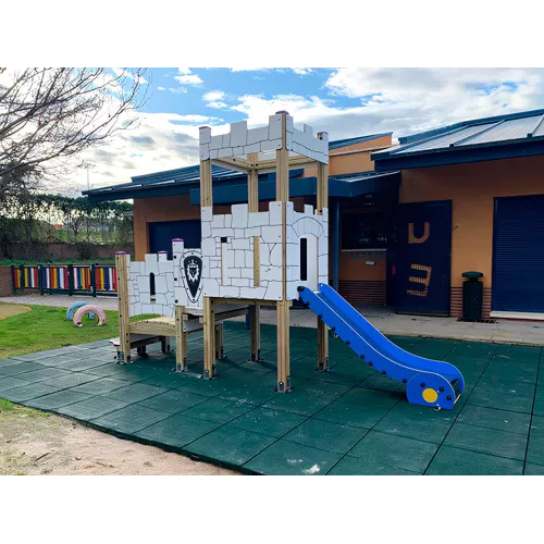 Parc enfants Astillero avec toboggan 90 cm