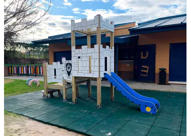 Parc enfants Astillero avec toboggan 90 cm