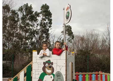 Parc racing en bois pour enfants 1-6 ans