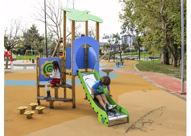 Parc Forêt III en bois traité pour enfants 1-6 ans