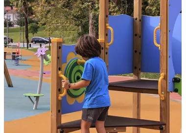 Parc Forêt III en bois traité pour enfants 1-6 ans