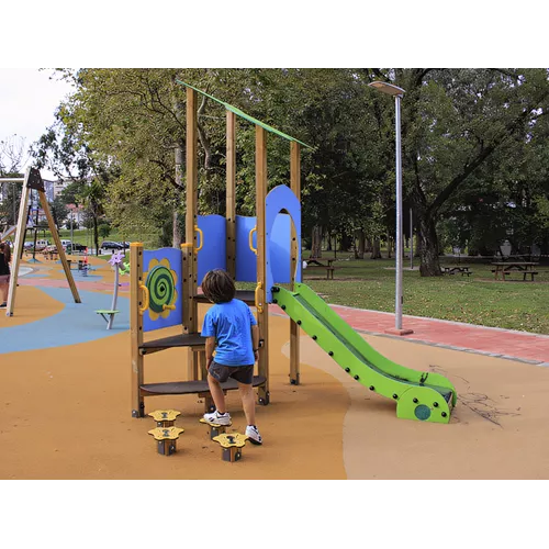 Parc Forêt III en bois traité pour enfants 1-6 ans