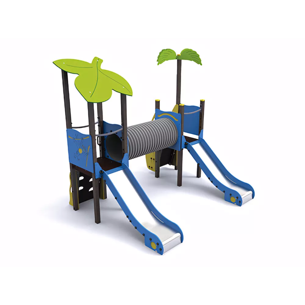 Parc tropical éco-composite pour enfants 1-6 ans