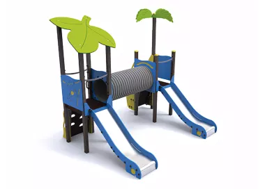 Parc tropical éco-composite pour enfants 1-6 ans