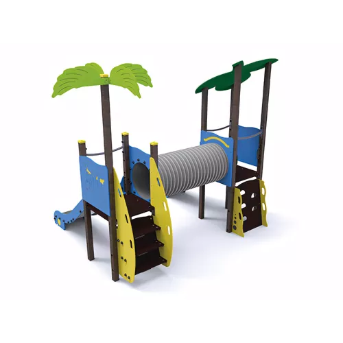 Parc tropical éco-composite pour enfants 1-6 ans