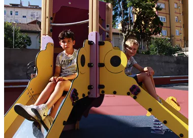 Parc Space en bois traité pour enfants