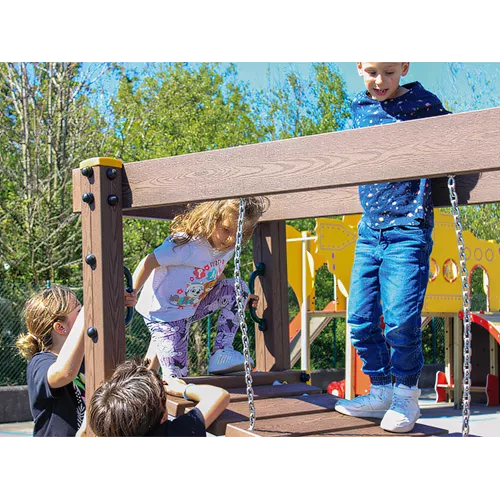 Parc Oreña tour toboggan pont oscillant 1,20m