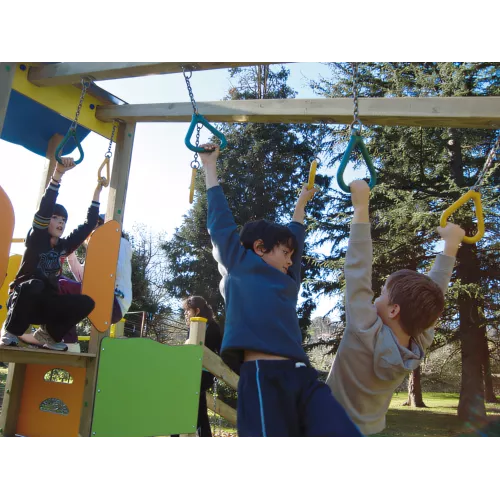 Parc en bois Comillas avec glissière