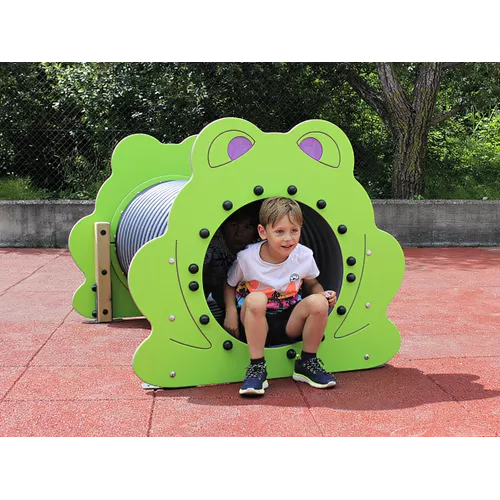 Tunnel grenouille en polyéthylène pour enfants