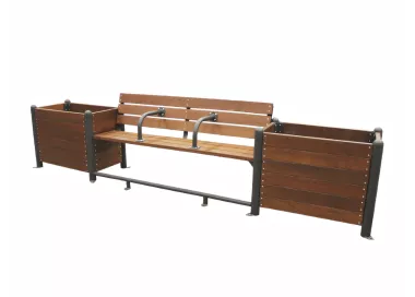 Jardinière-banc senior ergonomique 380 cm